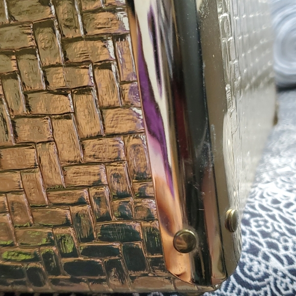 Vintage Gold Train Case - Picture 10 of 11